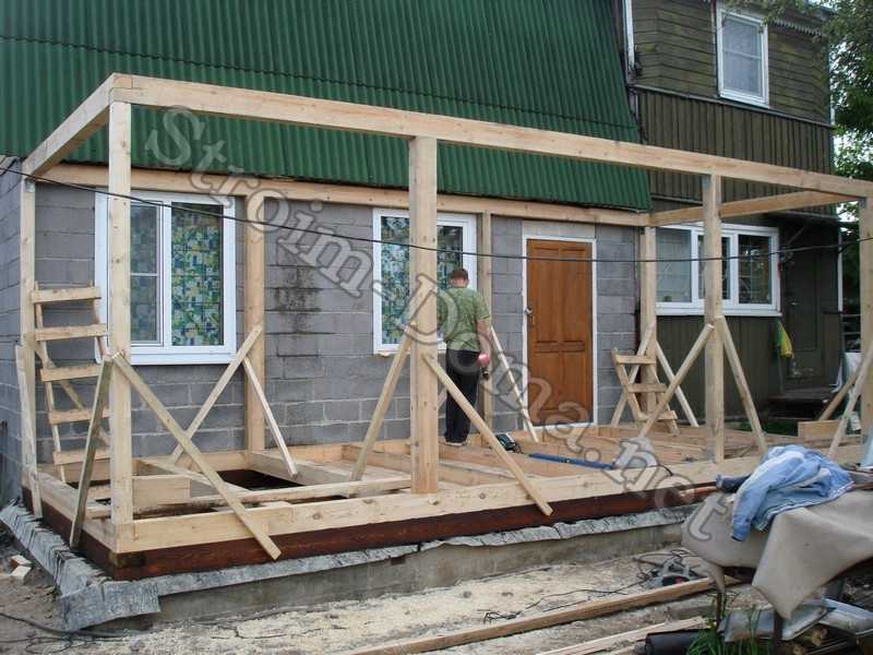 Каркасная пристройка к дому своими руками: пошаговая инструкция, фото, видео