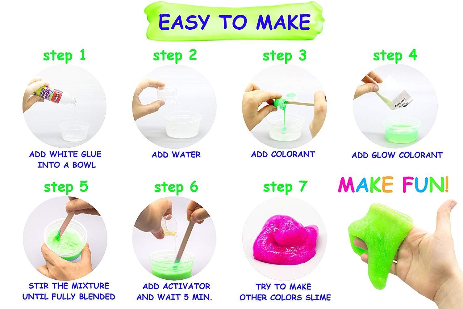 Make your own Slime инструкция